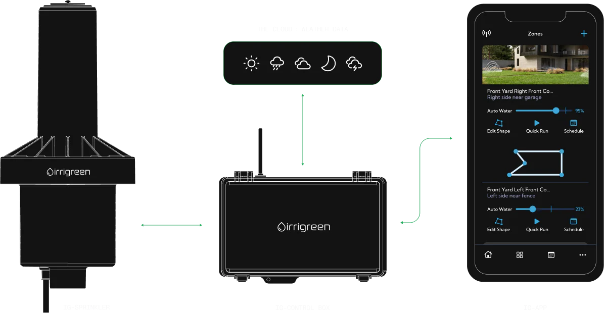Irrigreen system layout